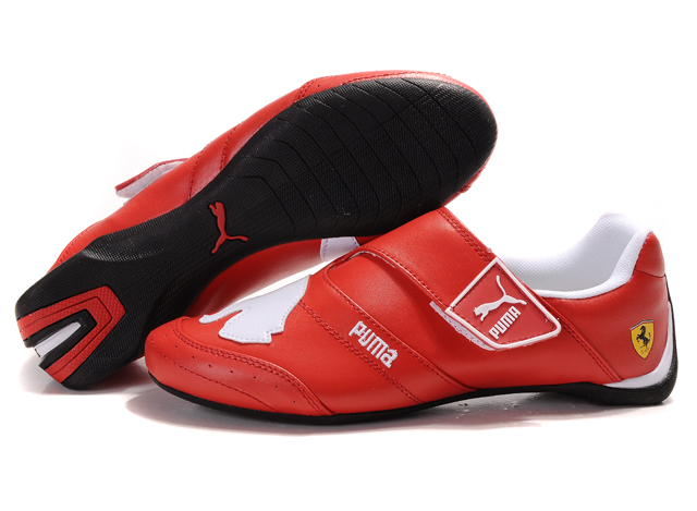 Men's Puma Baylee Future Cat Shoes Red/White 02 | Baylee Future Cat ...
