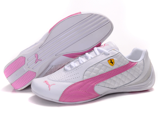 Puma Ferrari Induction Sneakers White/Pink