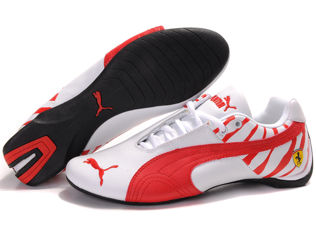 Men's Puma Ferrari Inflection Shoes White/Red | Ferrari Puma | Men's ...