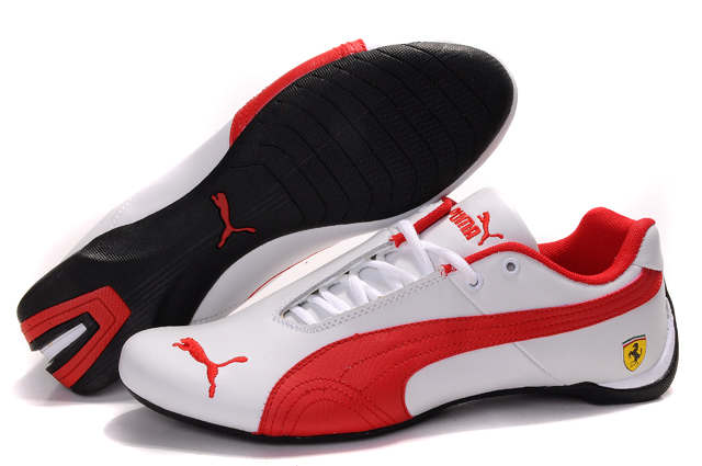 Women's Puma Ferrari Inflection Sneakers White/Red | Puma Ferrari ...