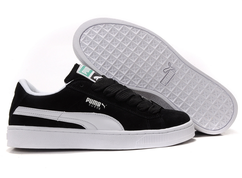 Puma Suede 2011 Black/Red | Puma Suede Vulcanized Sneaker | Puma ...